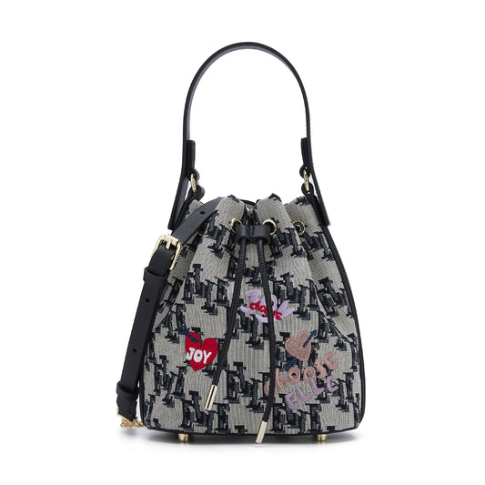 ELLE Women’s Monogram Bucket Bag