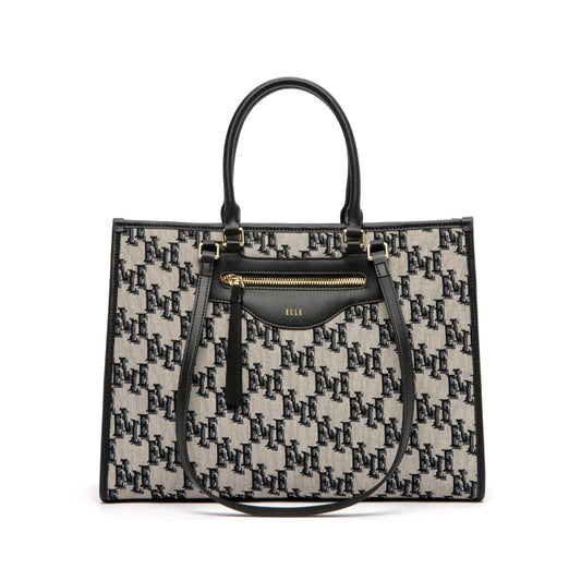 ELLE Women’s Monogram Large Tote Bag