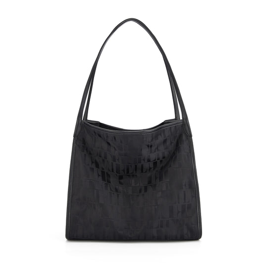 ELLE Monogram Tote, Black